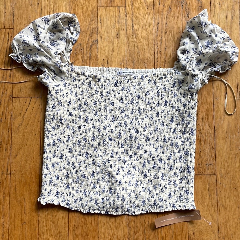 Reformation Floral Top